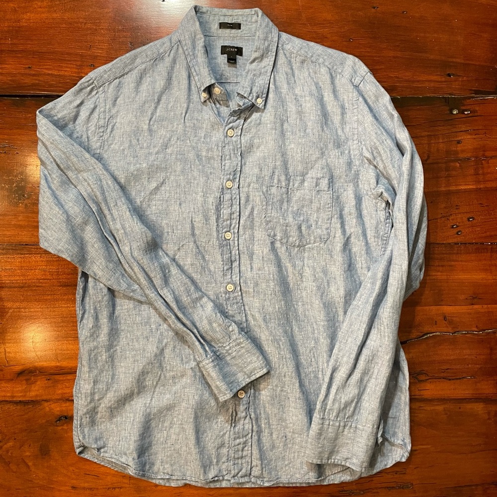 J. Crew Linen Button down